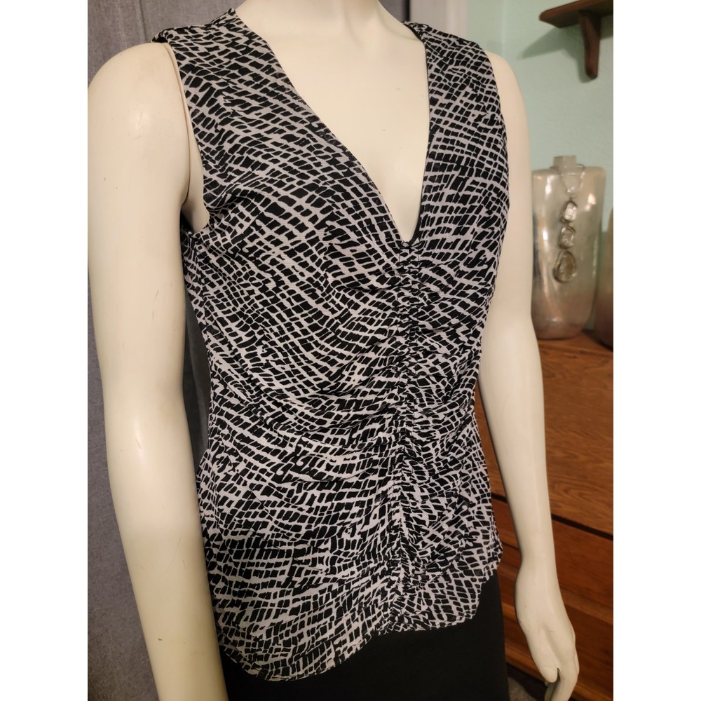 NWT Fairy whimsy‎ Jane & Delancey Sheer Mesh Sleeveless Coquette Top SZ S